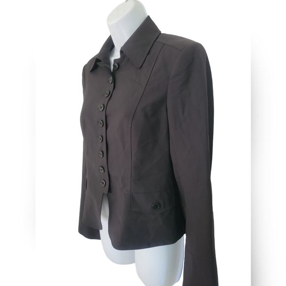 Theory Button Front Wool  Blend Jacket - Women's - Picture 2 of 8